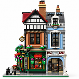 Retro British Street Corner Building Block Set - 3266pc Architecture Model thumbnail 2