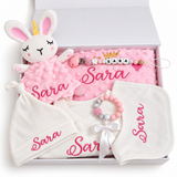 Personalised 6-Piece Newborn Baby Gift Set with Embroidered Name thumbnail 4