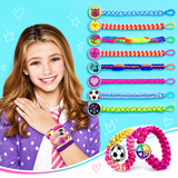 DIY Friendship Bracelet Making Kit with Braiding Loom thumbnail 2