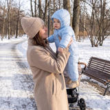 Hooded Baby Snowsuit | Warm Winter One-Piece for Infants thumbnail 6
