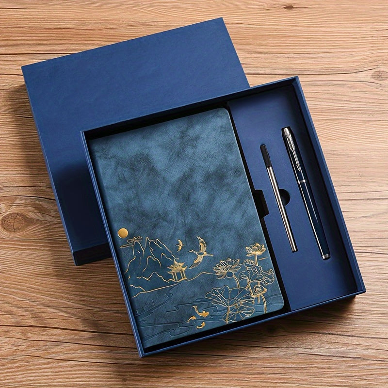 Blue notebook set