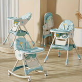 FeediMate 4-in-1 Convertible Baby High Chair with Tray & 5-Point Harness thumbnail 2