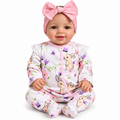 Realistic Reborn Baby Doll - 18 Inch Soft Vinyl Newborn with Bunny Outfit