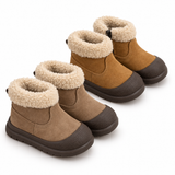 Baby Soft Suede Snow Boots with Faux Fur Cuff thumbnail 3