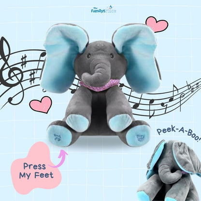 Peek-a-boo elephant lifestyle image