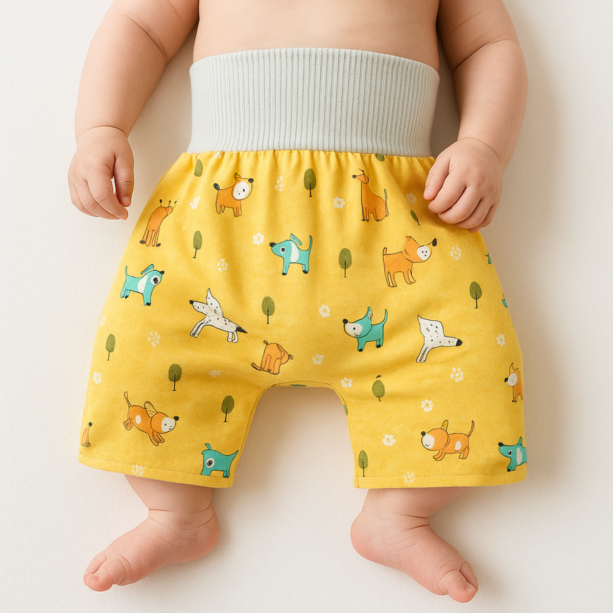 Kids Printed Pants & Skirt Set — Cute Animal Patterns