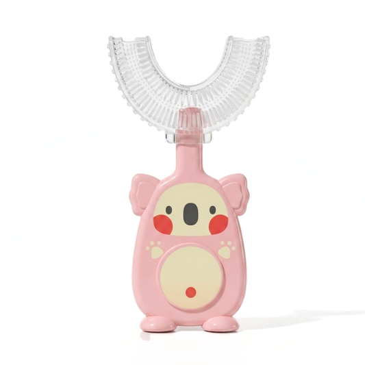 Kids U-shape manual toothbrush with koala design