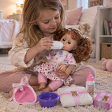 Interactive Baby Doll Gift Set with Feeding & Care Accessories - 32cm thumbnail 3