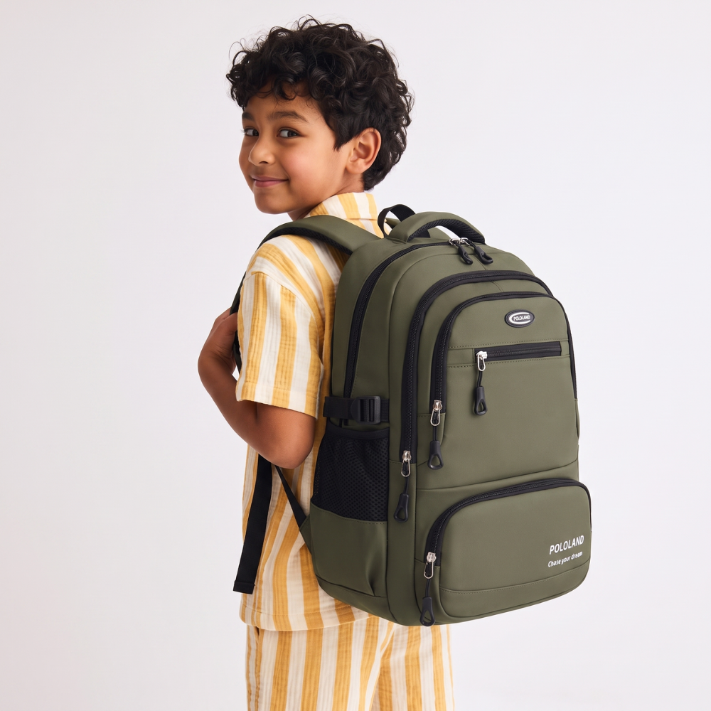 Adult backpack interior with laptop sleeve
