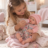 Realistic Silicone Reborn Baby Doll - 13 Inch Handmade Lifelike Baby thumbnail 3