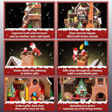 Christmas Chalet Building Block Set with Lights and Moving Parts thumbnail 3
