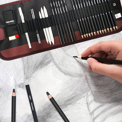 Sketch set graphite pencils
