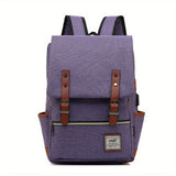 Unisex Student Backpack with Laptop & Power Bank Pocket thumbnail 4