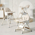FeediMate 4-in-1 Convertible Baby High Chair with Tray & 5-Point Harness