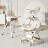 FeediMate 4-in-1 Convertible Baby High Chair with Tray & 5-Point Harness thumbnail 1