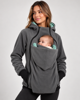 Kangaroo Baby Carrier Hoodie with Built-in Pouch thumbnail 3