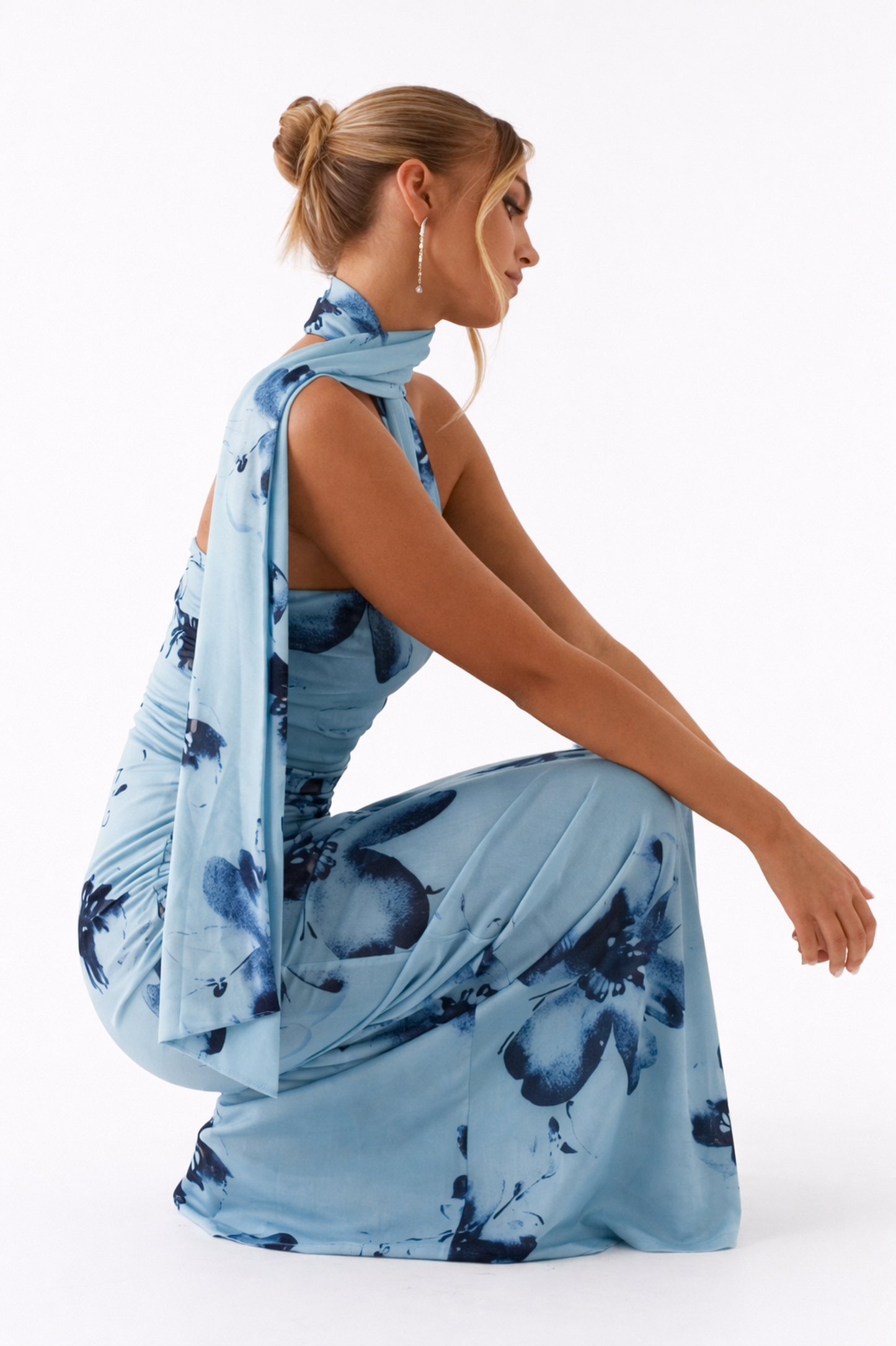 One-Shoulder Maxi Dress Women – Asymmetric Drape & Fitted Bodice, Summer Wedding Guest Canada