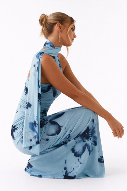 One-Shoulder Maxi Dress Women – Asymmetric Drape & Fitted Bodice, Summer Wedding Guest Canada