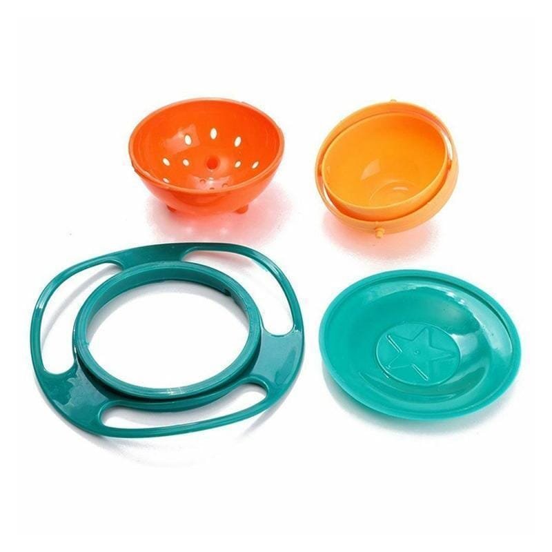 360 No-Spill Gyro Bowl | Spill-Proof Toddler Snack Bowl