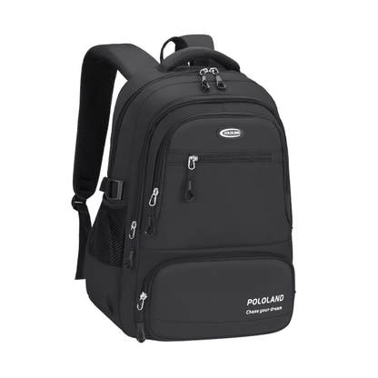 Black school and travel backpack