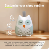 Portable Baby White Noise Machine — 30 Soothing Sounds, Cry Sensor, Night Light, Timer & USB Rechargeable thumbnail 4