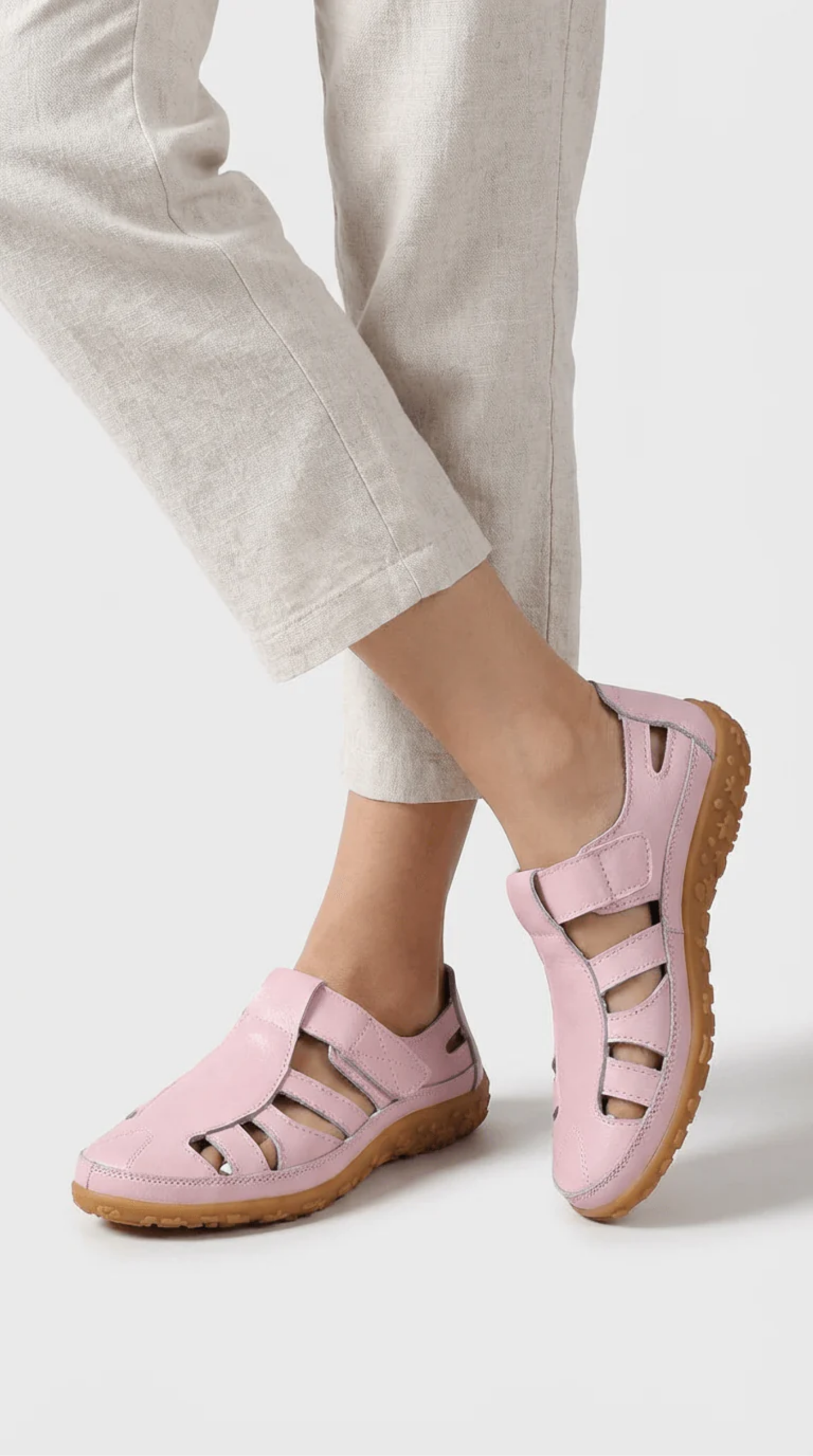 Cut-Out Orthopedic Sandals Women – Arch Support & Breathable Cutouts, All-Day Summer Comfort Walk