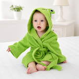 Baby Hooded Bath Towel — Soft Animal Design Bath Poncho for Babies & Toddlers thumbnail 4
