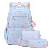 Three-Piece Cartoon Print School Backpack Set thumbnail 2