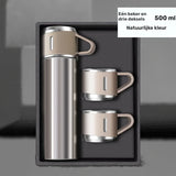 Insulated Travel Mug Set – 500ml Flask & Cup thumbnail 3