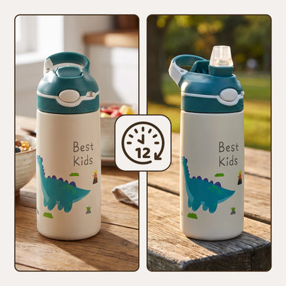 400ml water bottle stainless steel interior