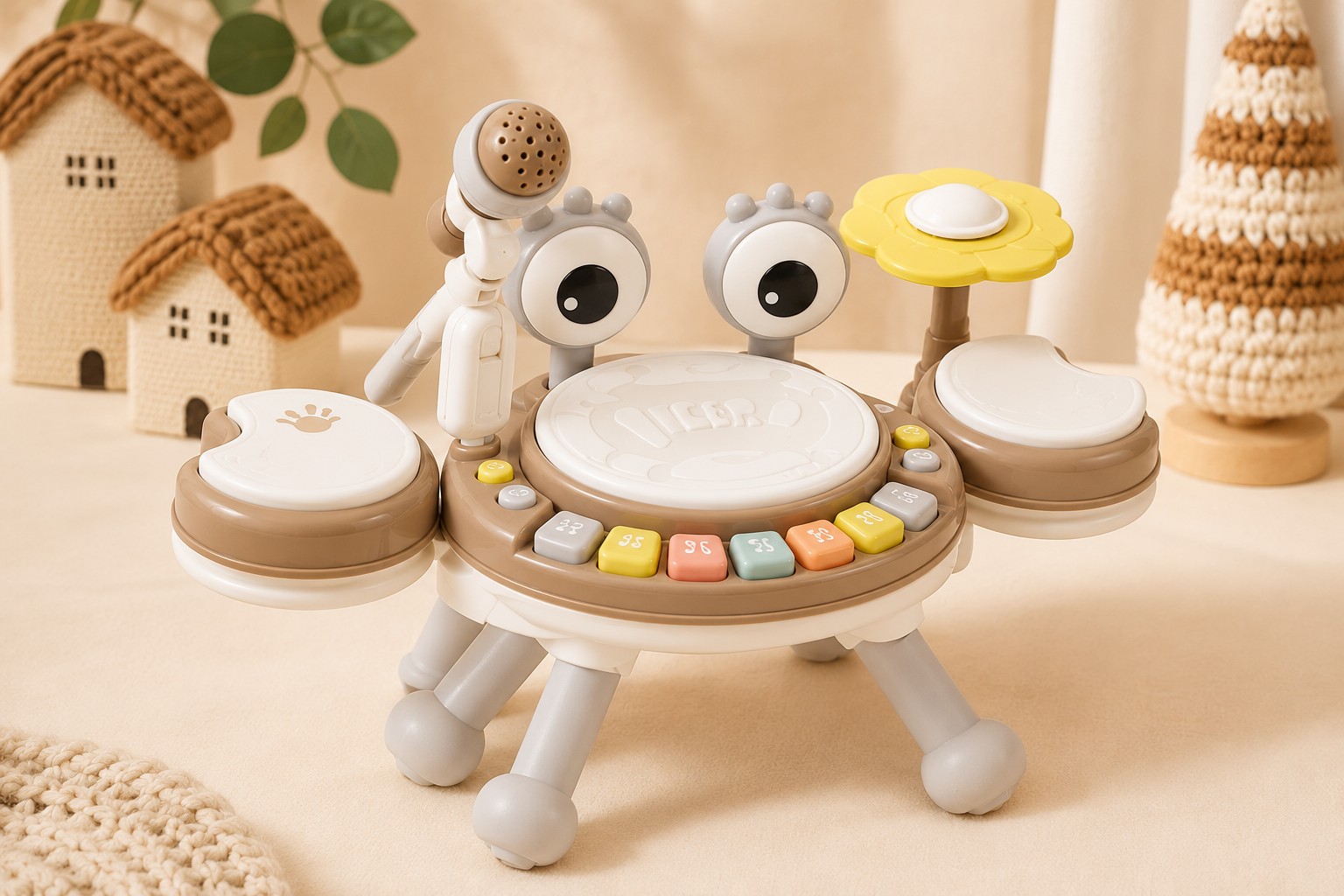 Kids 4-in-1 piano, xylophone and drum musical toy