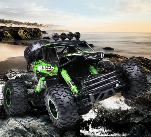 Remote control monster truck detail