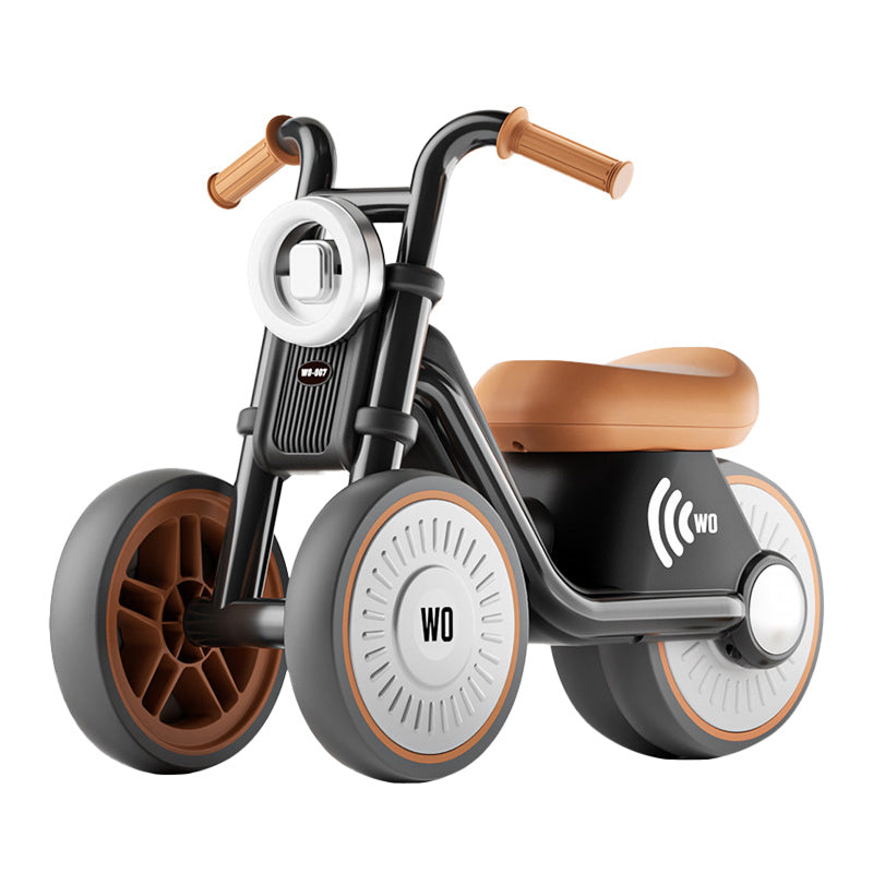 Kids balance bike motorbike style, moss green colour