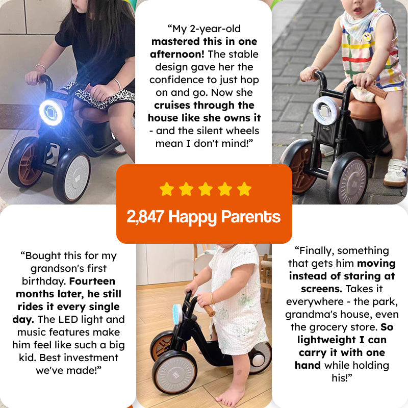 Kids balance bike anti-slip footrests