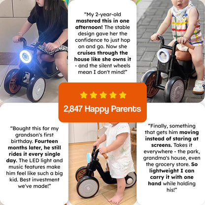 Kids balance bike anti-slip footrests