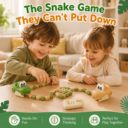 Green remote control growing snake toy