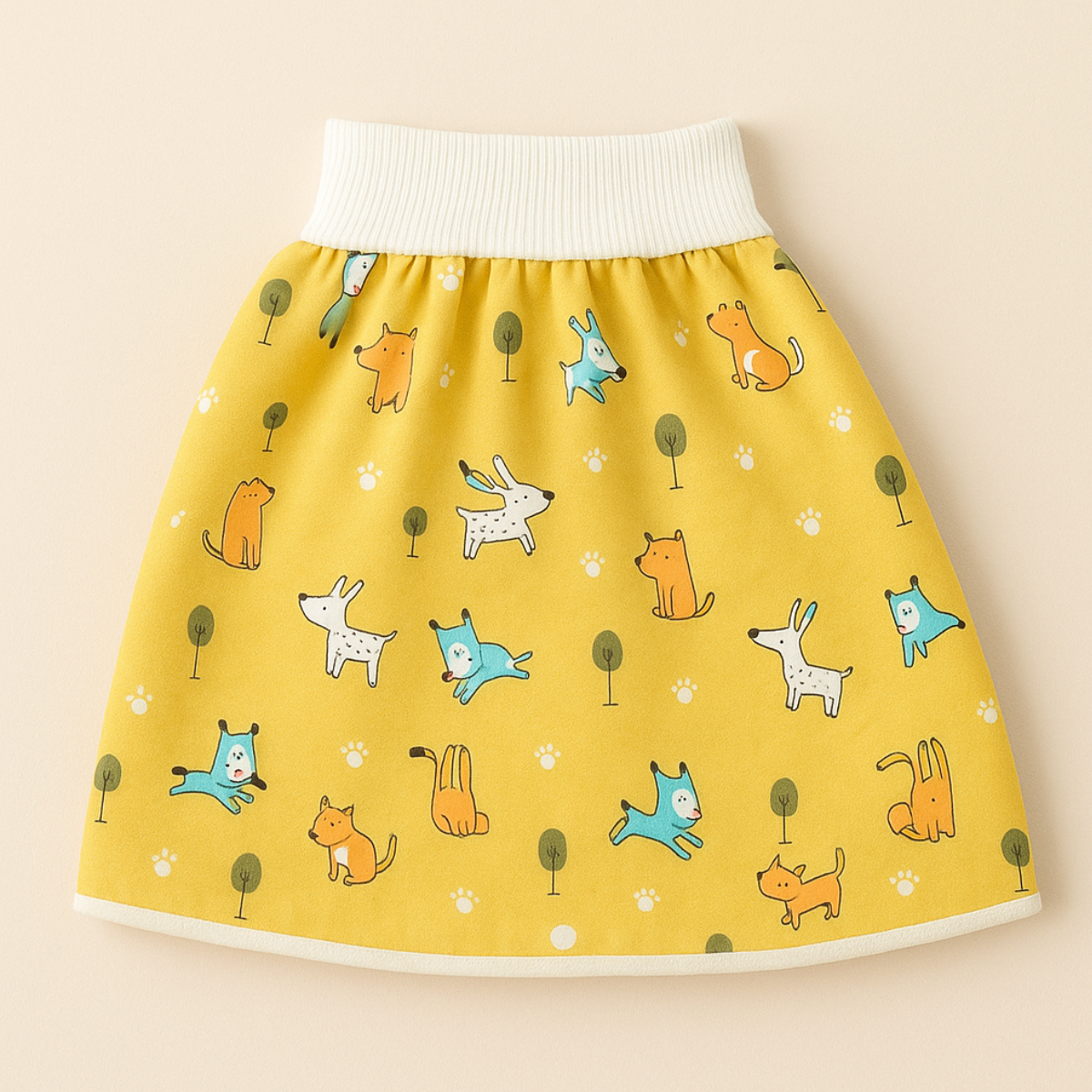 Kids Printed Pants & Skirt Set — Cute Animal Patterns