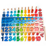 Montessori Fishing & Math Board | Wooden Educational Toy for Kids thumbnail 5