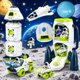 Space Mission Playset - Rocket, Shuttle, Space Station & Astronaut Figures thumbnail 5