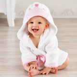 Baby Hooded Bath Towel — Soft Animal Design Bath Poncho for Babies & Toddlers thumbnail 5