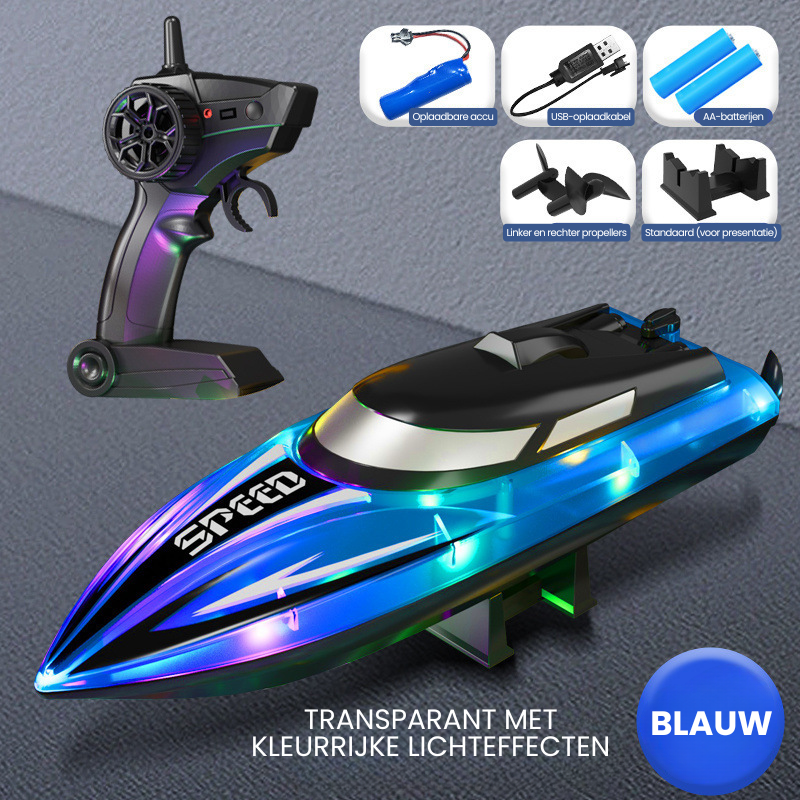 RC Speedboat blue
