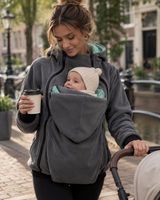 Kangaroo Baby Carrier Hoodie with Built-in Pouch thumbnail 5