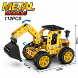 DIY Metal Construction Vehicle Model Kit – Screw & Nut Build Set thumbnail 2