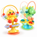 Baby High Chair Suction Spinner Toy – Cartoon Rattle