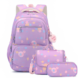 Three-Piece Cartoon Print School Backpack Set thumbnail 4