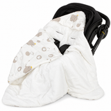Baby Swaddle Wrap Blanket with Windproof Hood for Car Seat thumbnail 6