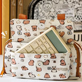 Cute Capybara Pencil Case with Compartments thumbnail 4
