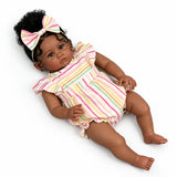 60cm Reborn Baby Doll with Curly Hair thumbnail 3
