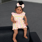 60cm Reborn Baby Doll with Curly Hair thumbnail 2
