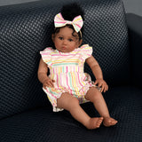 60cm Reborn Baby Doll with Curly Hair thumbnail 5